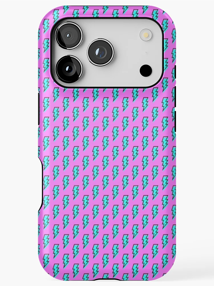 Thumbnail 1 of 4, iPhone Case, Throwback Lightning Pattern designed and sold by MyTribePatterns.