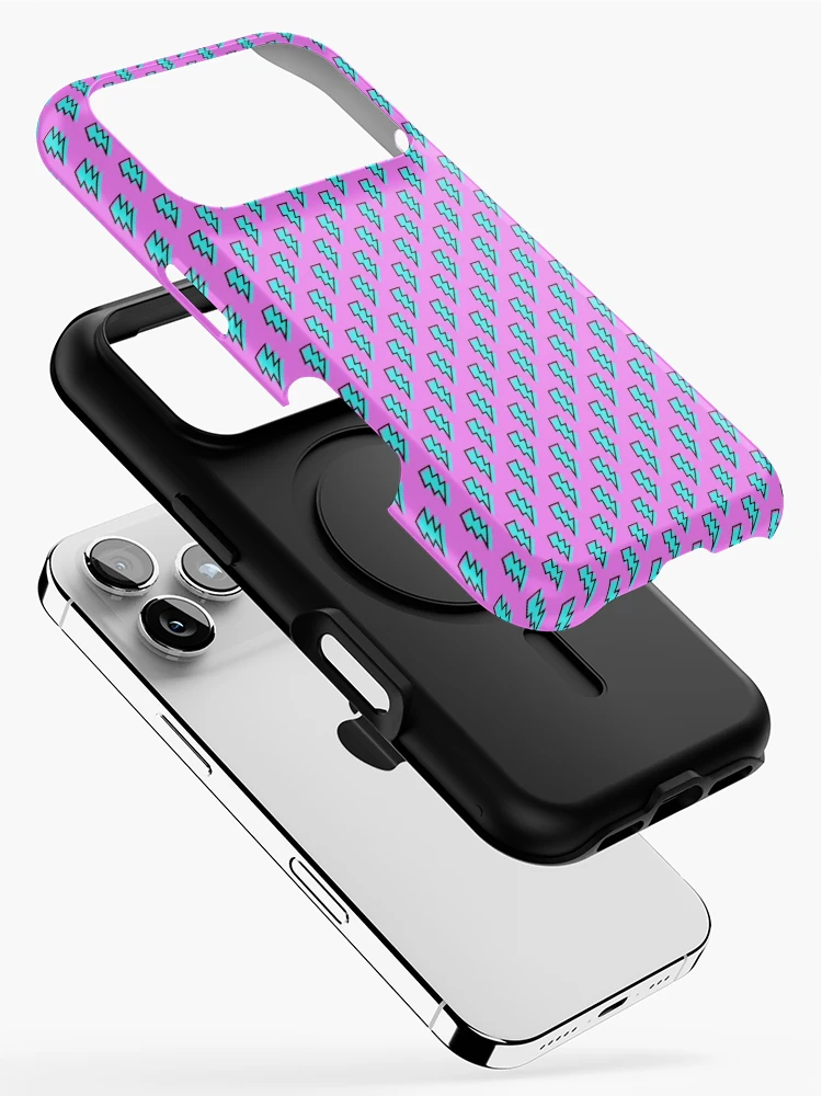 Thumbnail 2 of 4, iPhone Case, Throwback Lightning Pattern designed and sold by MyTribePatterns.