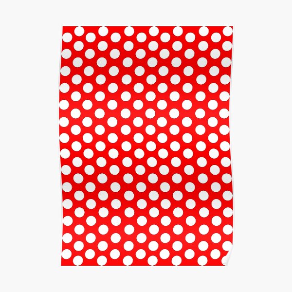 Polka Dots  Minnie pattern Poster