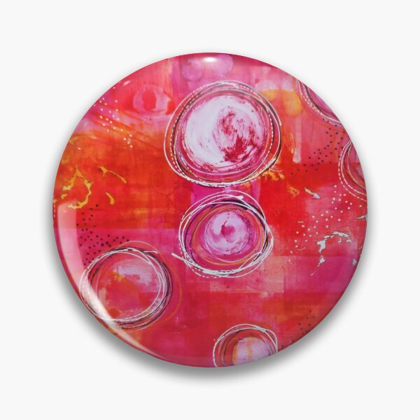 Item preview, Pink Circle Aura Abstract designed and sold by CeeCeeArt.