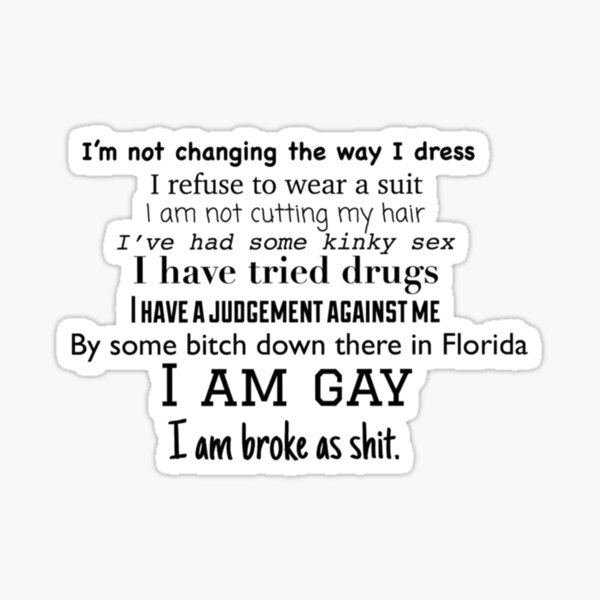 Gay Suit Stickers Redbubble - gay outfit ideas for roblox