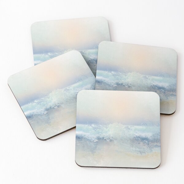 Item preview, Ocean Splash In A Misty Golden Sunset designed and sold by IZiets.