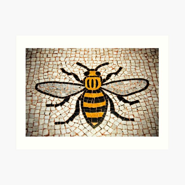 Manchester Bee Art Print