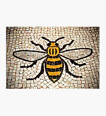 Manchester Biene Fotodruck
