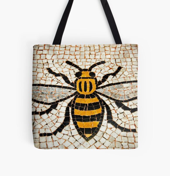 Vista previa del artículo con la obra «Manchester Bee», diseñado y vendido por Darren Taylor.