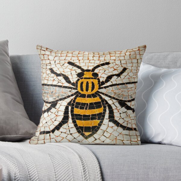 Manchester Bee Throw Pillow