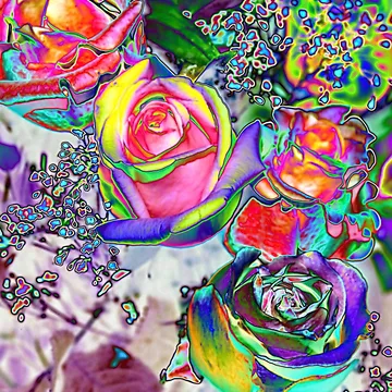 Artwork thumbnail, HIDDEN ROSES by BOLLA67