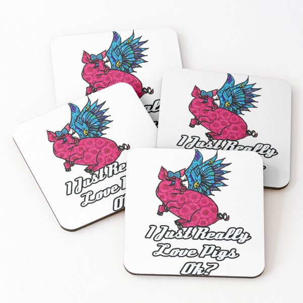 Item preview, I Just Really like Pigs Ok? designed and sold by artbyomega.