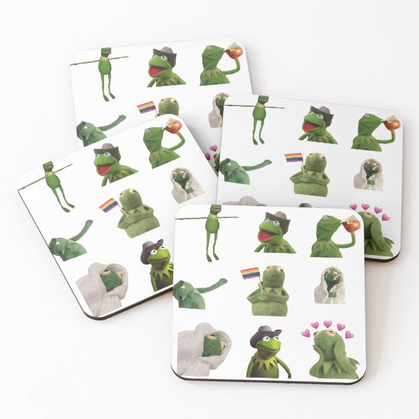 Item preview, Kermit sticker set designed and sold by Lia Kolor.