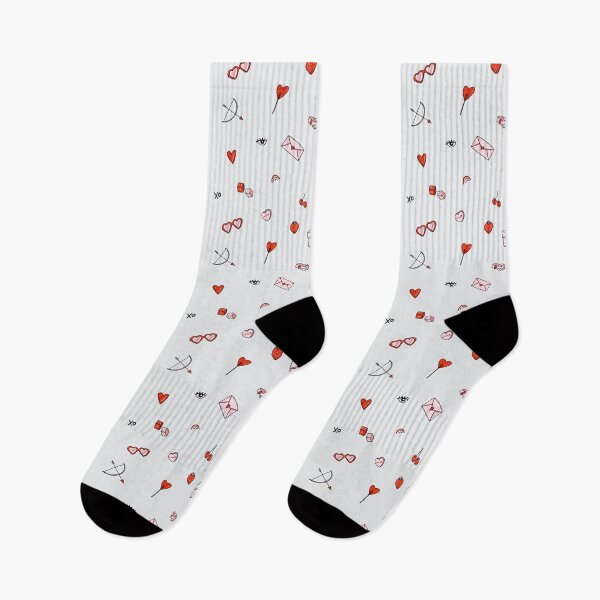 Item preview, Lover Valentine Hearts Pattern | White Background designed and sold by alfrescotree.
