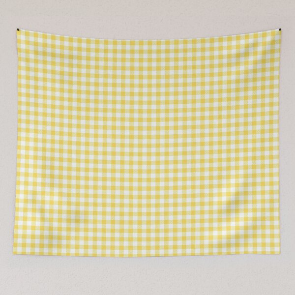 Item preview, Mustard Yellow + White Plaid designed and sold by ravcnclaw.