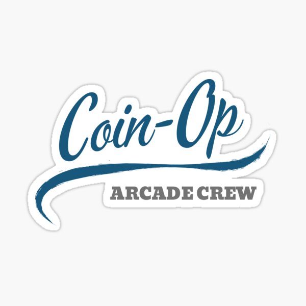 "CoinOp Arcade Crew" Sticker by KidRonin Redbubble