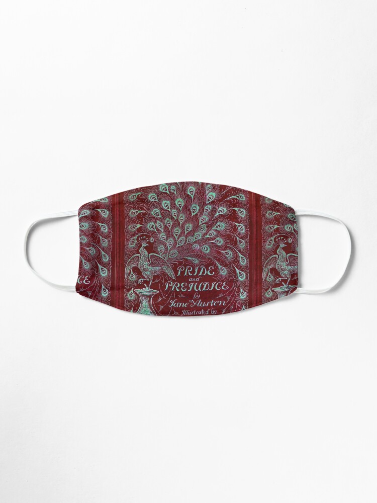 Alternate view of Pride and Prejudice, 1894 Peacock Cover in Red Mask