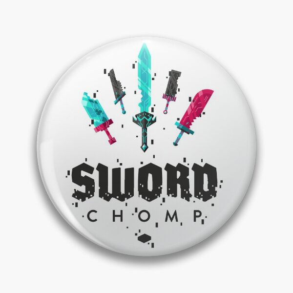 Item preview, Sword Chomp Stacked Logo Black designed and sold by Sword Chomp.