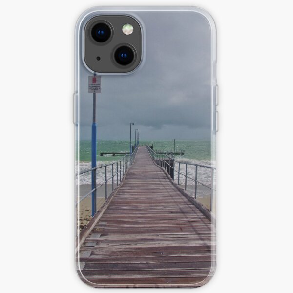 Coogee Jetty In The Rain iPhone Soft Case