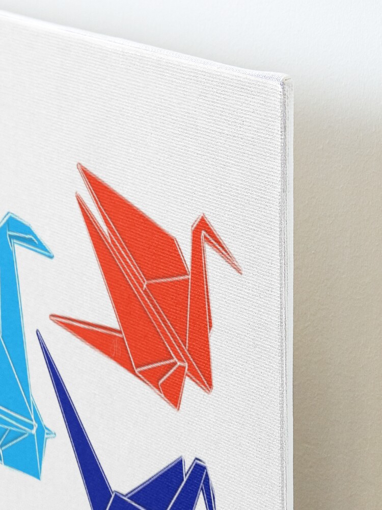 Alternate view of Boss Babe Origami Birds Mounted Print