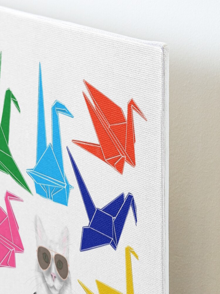 Alternate view of Boss Babe Origami Birds Mounted Print