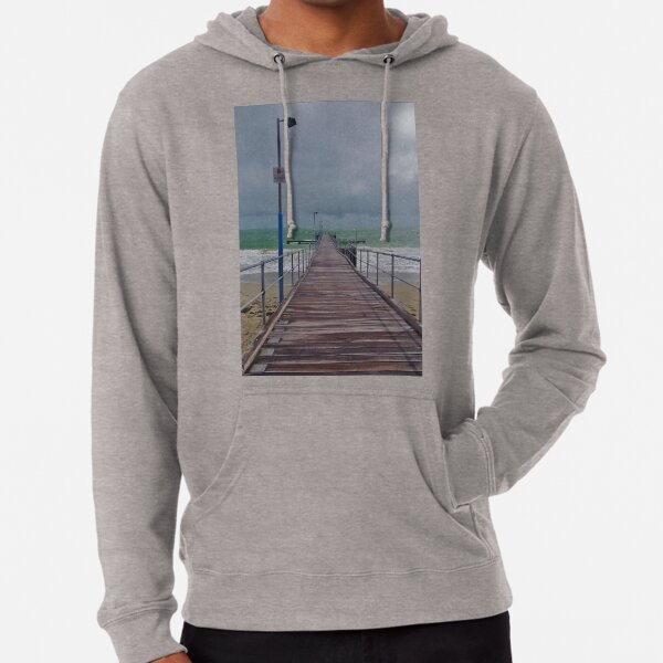 Coogee Jetty In The Rain Lightweight Hoodie
