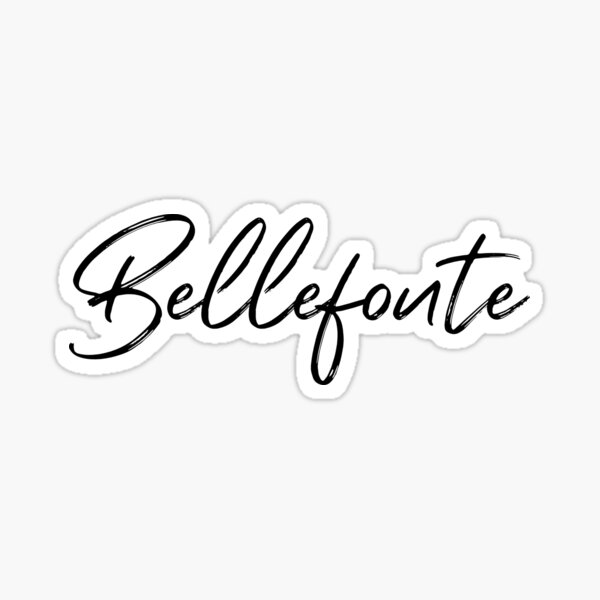 "Bellefonte" Sticker by nhamren Redbubble
