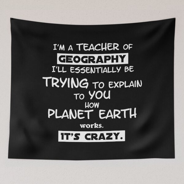 Item preview, Geography Teacher designed and sold by NicGrayGraphic.