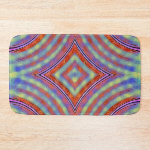 Item preview, Rainbow Glory - striped diamond star circle geometric shape pattern designed and sold by JaycraveDesigns.