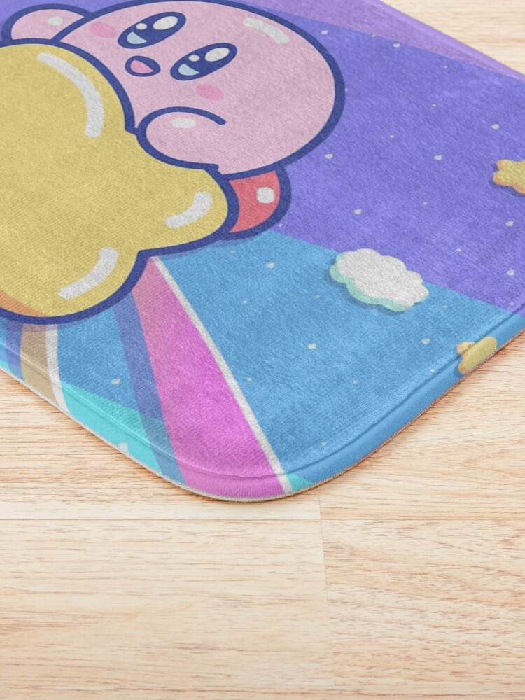 Alternate view of Kirby Flying UP the SKY Bath Mat