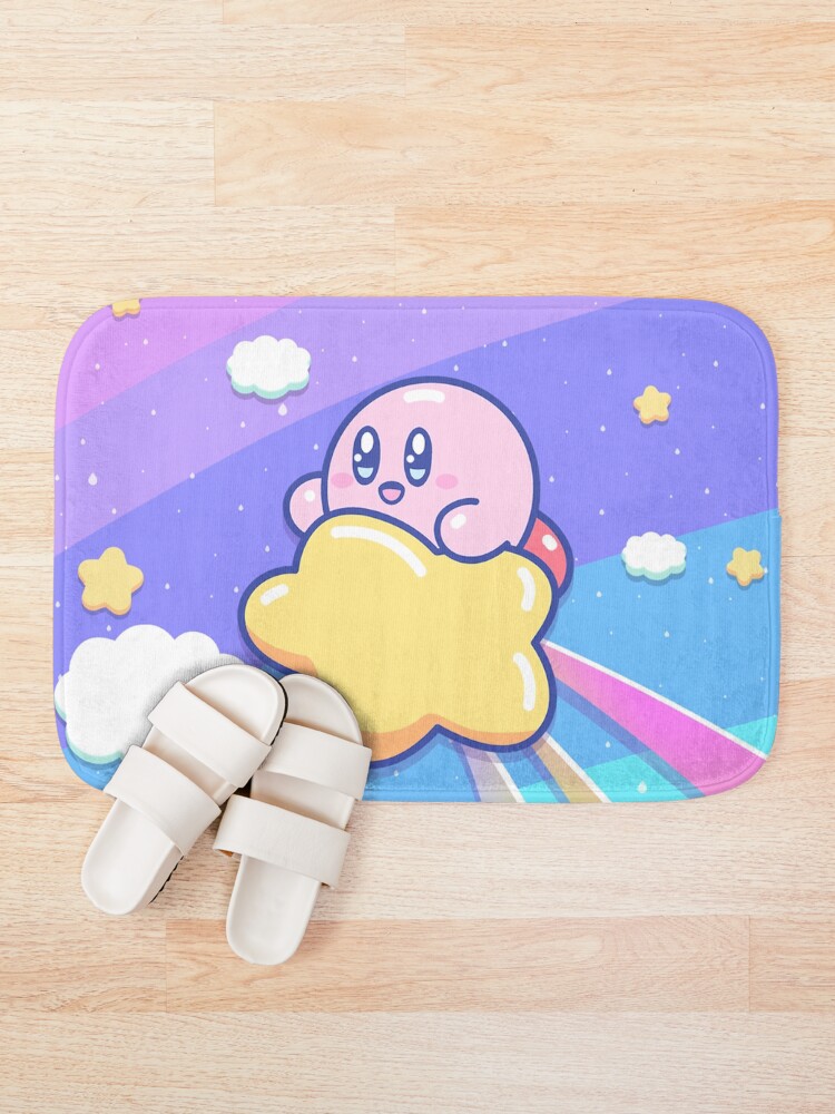 Alternate view of Kirby Flying UP the SKY Bath Mat