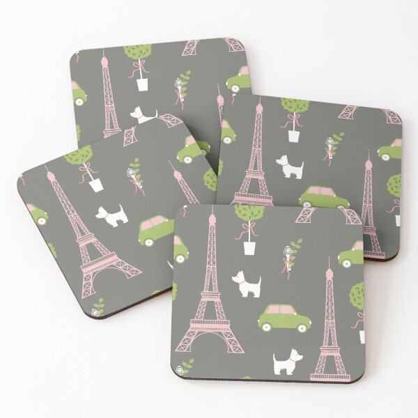 Item preview, Eiffel Tower Compact Car Scotty Dog  Topiary  designed and sold by monpetitbijou.
