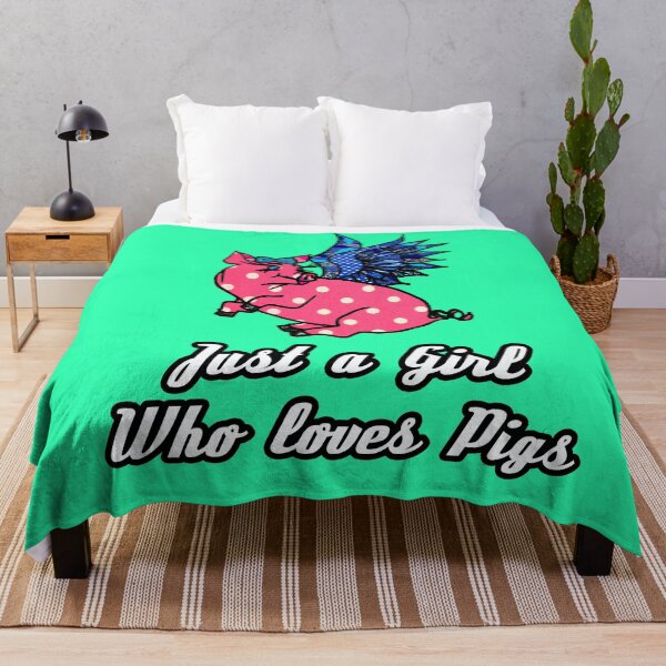 Item preview, Just a girl who loves pigs designed and sold by artbyomega.