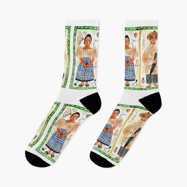 Item preview, Filipino and Filipina illustrated by Robert Alejandro designed and sold by papemelroti.