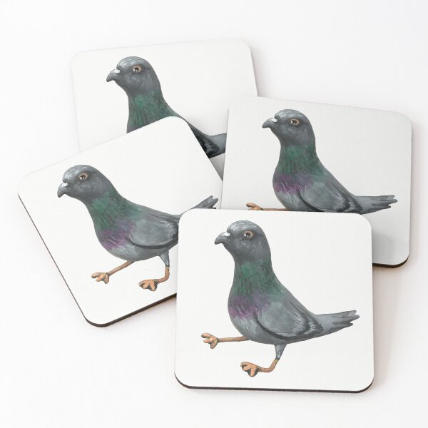 Item preview, Pigeon Bird Lowbrow Art designed and sold by Mutantland.