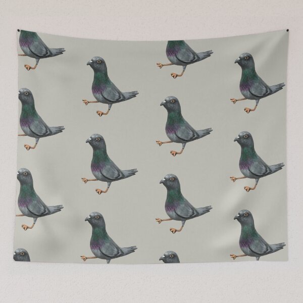 Item preview, Pigeon Bird Lowbrow Art designed and sold by Mutantland.