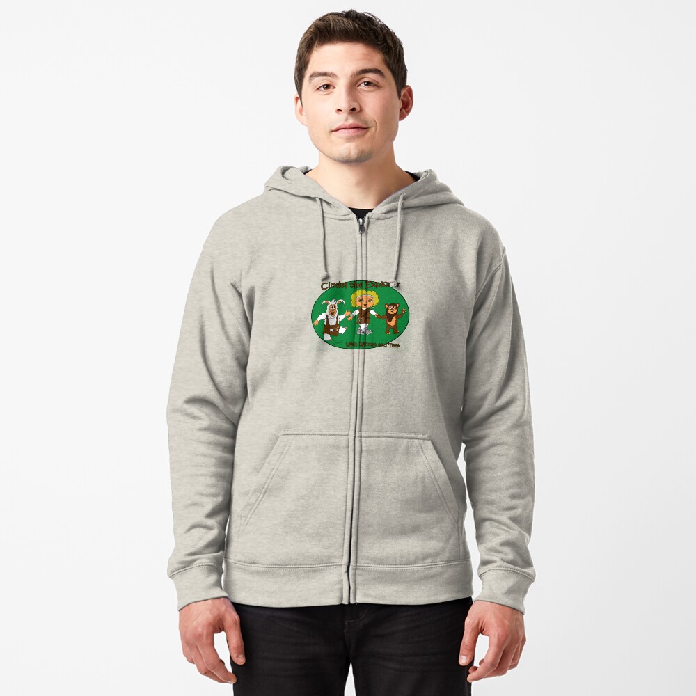 Vista previa del artículo con la obra «Sudadera con capucha y cremallera», diseñado y vendido por BreteKosan.