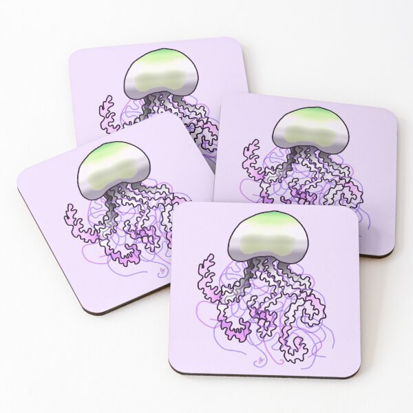 Item preview, Asexual Pride Jellyfish - Asexual/Aromantic designed and sold by CadenceLG.