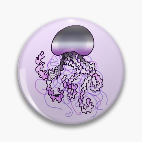 Item preview, Asexual Pride Jellyfish designed and sold by CadenceLG.