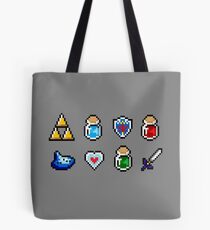 Zelda Items Tote Bag