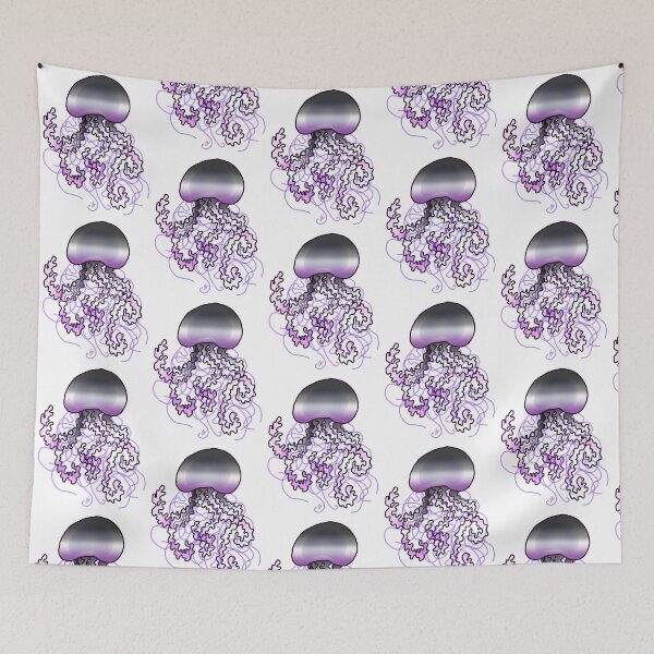 Item preview, Asexual Pride Jellyfish designed and sold by CadenceLG.