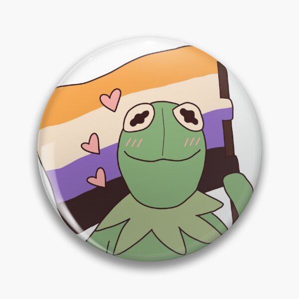 Item preview, Nonbinary pride kerm designed and sold by C ..