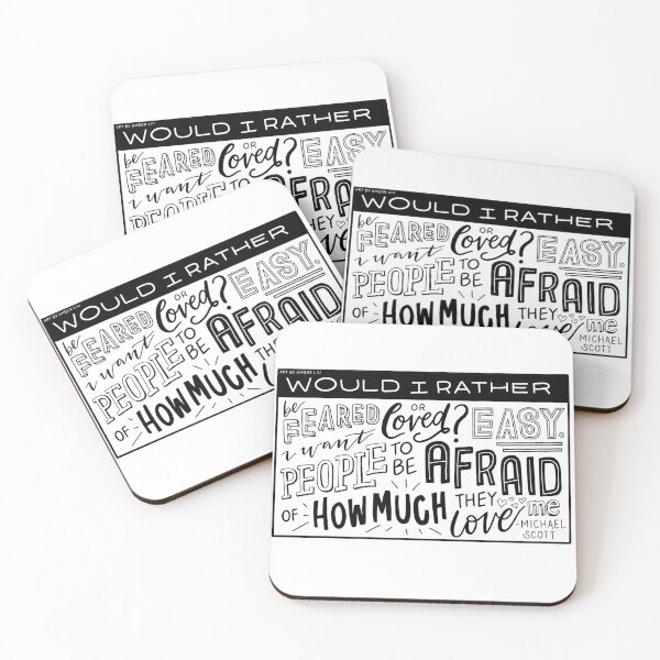 Item preview, Would I Rather Michael Scott Quote The Office designed and sold by Amber  Liu.