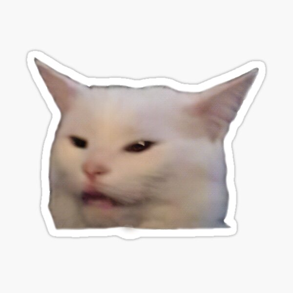 Smudge the Cat meme Sticker
