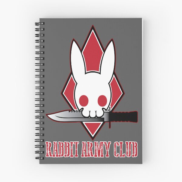 Item preview, Rabbit Army Club Red Outlined Diamond Rabbit Skull Logo Design  designed and sold by 108dragons.