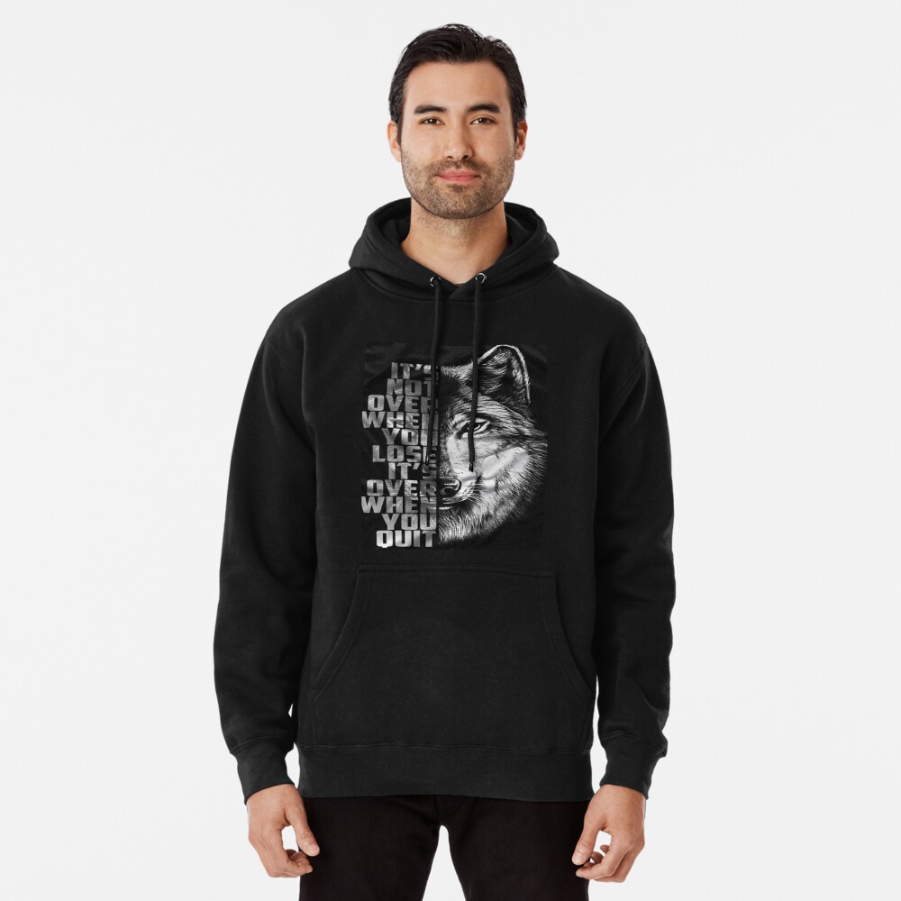 wolf printed t shirts and hoodies for men and women" Pullover Hoodie for Tees-Junction | Redbubble