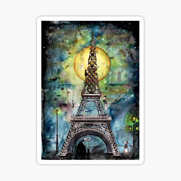Item preview, Paris... only light destroys darkness designed and sold by Jenny Wood.
