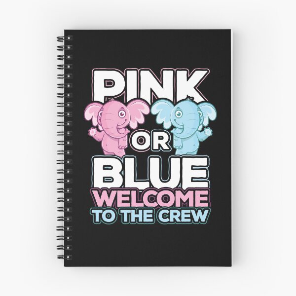 Item preview, Pink or Blue Welcome To The Crew Cute Reveal Shower Elephants  designed and sold by Melissa Gaz.