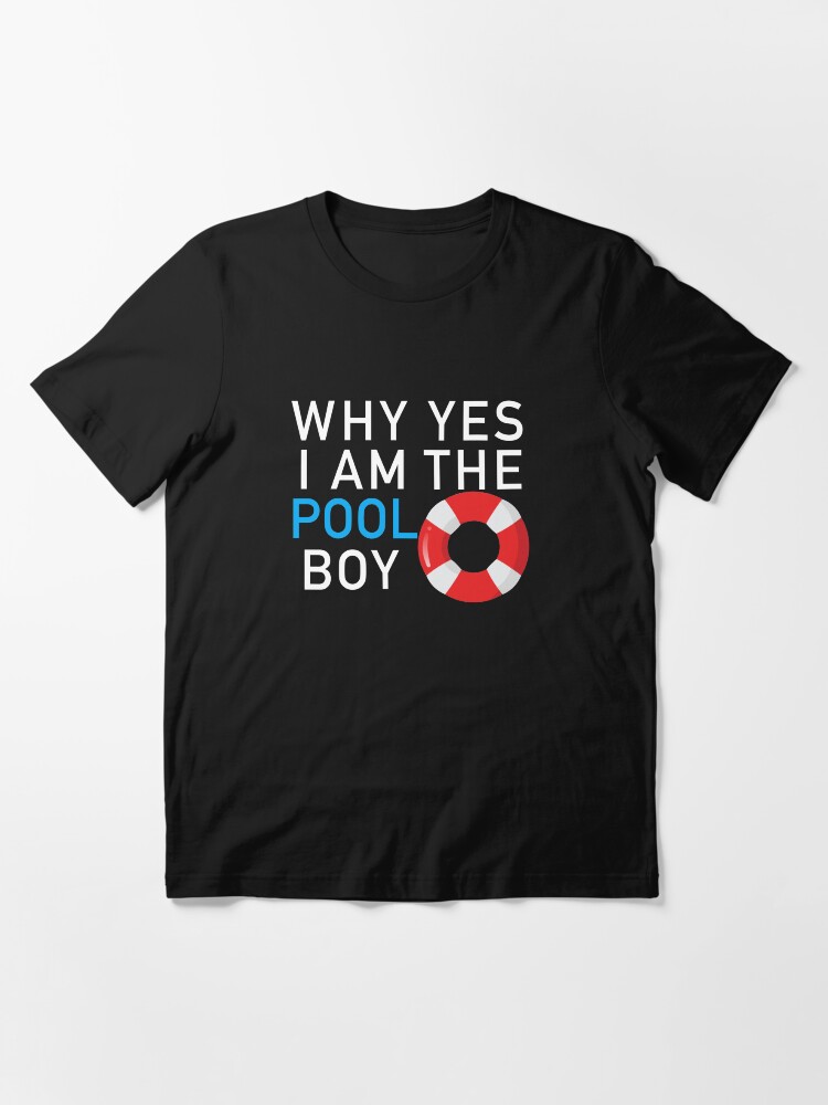 "Pool Boy " Tshirt by corbrand Redbubble funny tshirts novelty