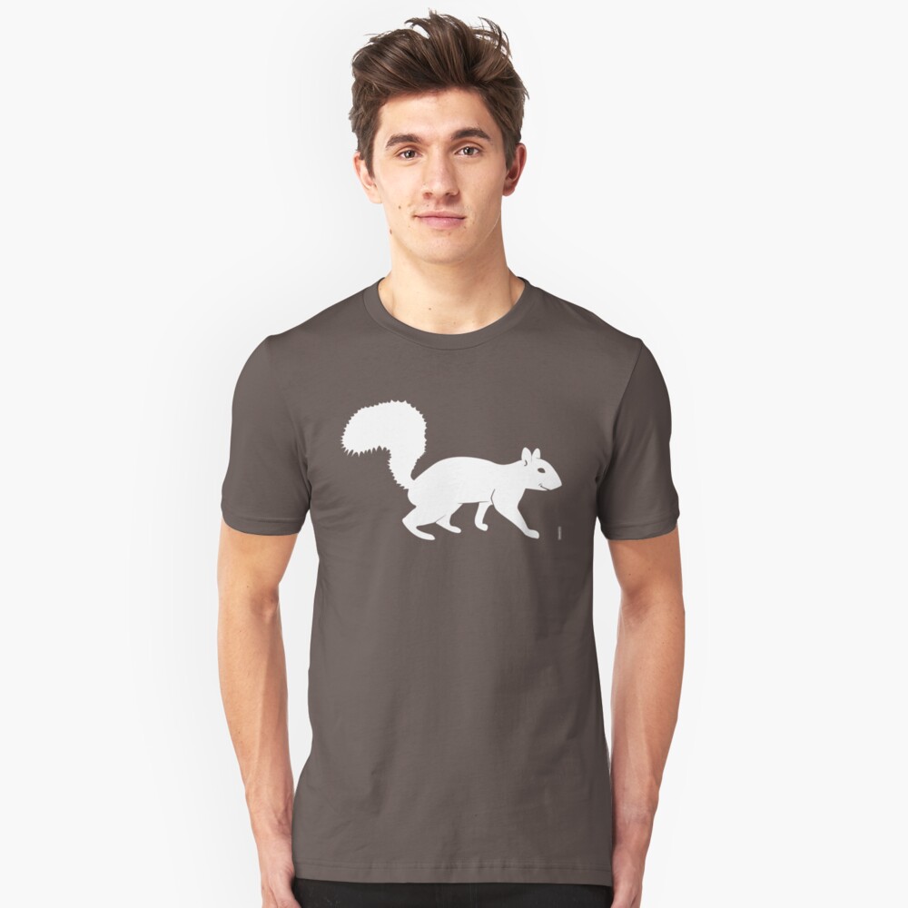 White Squirrel Slim Fit T-Shirt