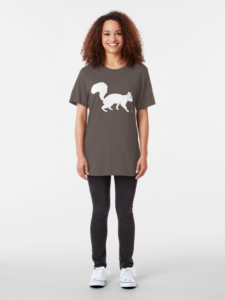 Alternate view of White Squirrel Slim Fit T-Shirt