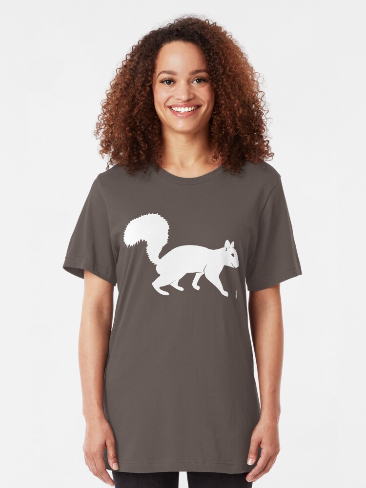 Alternate view of White Squirrel Slim Fit T-Shirt