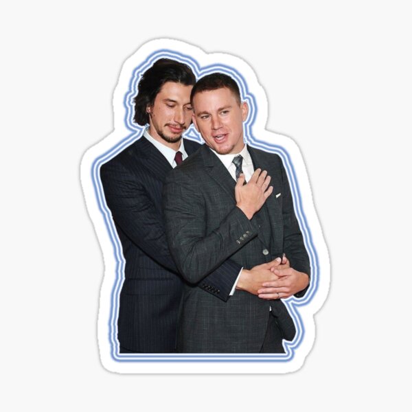 Vista previa del artículo con la obra «Adam Driver y Channing Tatum», diseñado y vendido por morganmeaux.