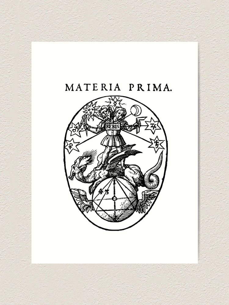 Materia Prima Medieval Alchemy Occult Rosicrucian